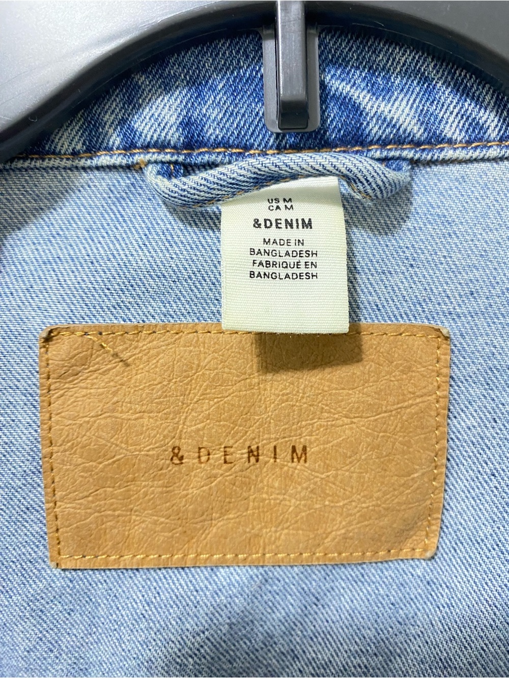 H&M Light Blue Denim Jean Jacket - Picture 4 of 4